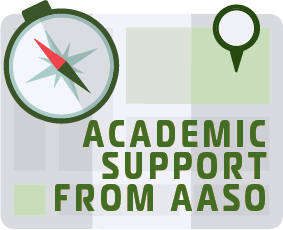 Compass icon - Academic Support from AASO