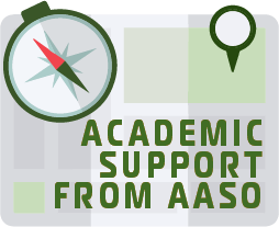 Compass icon - Academic Support from AASO
