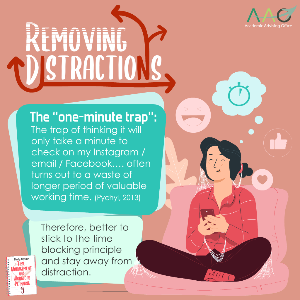 picture of [Removing Distractions] The “one-minute trap”