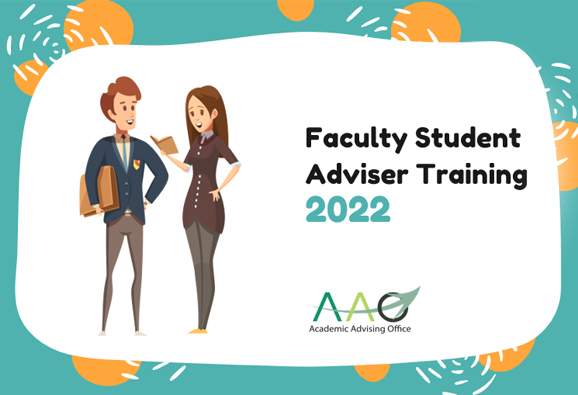 banner of Faculty Student Adviser Training for 2022-23