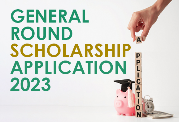 banner of General Round Scholarship Application 2023-24