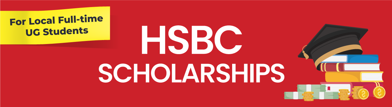 banner of HSBC Scholarships and Innovation & Technology Scholarship 2023/24